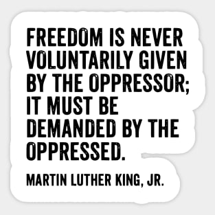 Martin Luther King Jr Quote Sticker